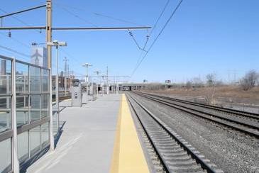 Photograph of a NJ Transit station